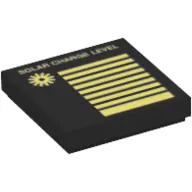 Tile 2 x 2 with Solar Charge Level Print