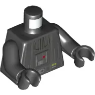 Torso Armor, Control Panel, and Belt Print (Darth Vader), Black Arms and Hands