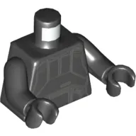 Torso Imperial Death Trooper Armor Print, Black Arms and Hands