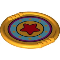 Duplo Disk with Red Star and Blue Circle Print