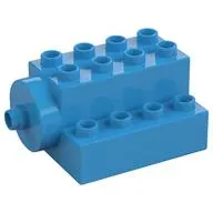 Duplo Brick 4 x 4 x 2 with Large Rotor Mounting (Ferris Wheel)
