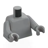 Torso, Light Bluish Gray Arms and Hands