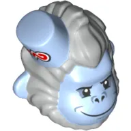 Minifig Head Special, Monkey with Hat and Evil Smile Print