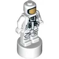 Minifig Trophy Statuette, Astronaut Print