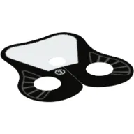 Neckwear Cape, Pauldron, Rounded with White Shoulder Print