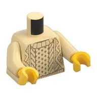 Torso Knit Sweater Print, Tan Arms, Yellow Hands