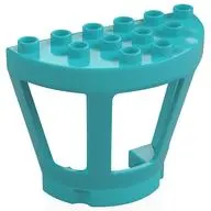 Duplo Airport Tower Wall (Half) with 3 Windows