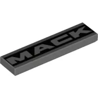 Tile 1 x 4 With MACK Print
