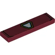Tile 1 x 4 with Iron Man Arc Reactor print