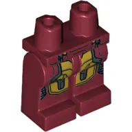 Hips and Dark Red Legs with Iron Man 76105-1