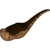 Animal Body Part, Dinosaur, Raptor Body with Dark Brown Markings Print