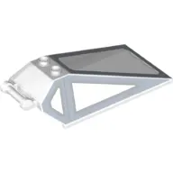 Windscreen 8 x 4 x 2 with Handle and 2 Studs with Sand Blue Cockpit Window Frames Print
