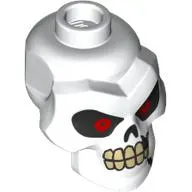 Minifig Head Special, Skull Red Eyes, Tan Teeth Print