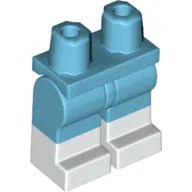 Hips with Medium Azure Legs and White Boots Pattern
