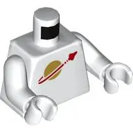 Torso Classic Space Logo (2019) Print, White Arms and Hands