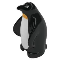 Duplo Animal Penguin with White and Yellow Chest Print, Round Eyes