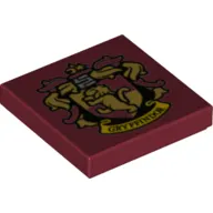 Tile 2 x 2 with Gryffindor Crest print