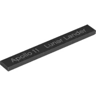 Tile 1 x 8 with "Apollo 11 Lunar Lander" print