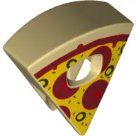 Costume Triangle, Pizza Slice, Pepperoni and Olives Print
