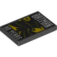 Tile 2 x 3 with Batman 80 years Print