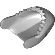Animal Body Part, Shark Head with Light Bluish Grey Teeth and Sinew Print