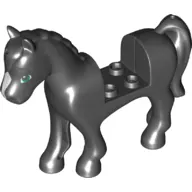 Animal, Horse with Azure Eyes, White Spot on Nose