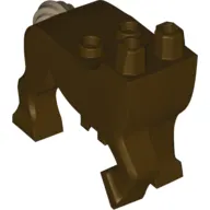 Creature Body Part, Centaur Torso and Legs with Dark Tan Tail print