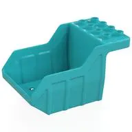 Duplo Dump Truck Container 5 x 8 x 3 1/2 with 2 x 8 Studs on Top