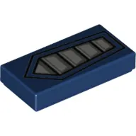 Tile 1 x 2 with Air Vent print