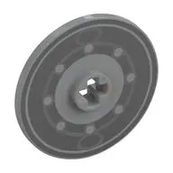 Technic Disc 3 x 3 with Dark Bluish Grey Circle, Bolts print