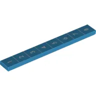 Tile 1 x 8 with 1 to 8 Measuring Chart Print