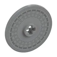 Technic Disc 3 x 3 with Rim print