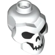 Minifig Head Special, Skull with Black Eyes, Mouth print
