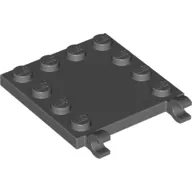 Plate Special 4 x 4 with Studs on Edges and Clips Horizontal