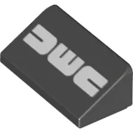 Brick Sloped 30° 1 x 2 x 2/3 with 'DMC' print