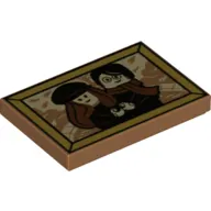 Tile 2 x 3 with Lily & James Potter Photo print