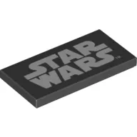 Tile 2 x 4 with Star Wars print