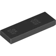 Tile 1 x 3 with 'UHF', 'VHF', 'ON', and 'OFF' Print