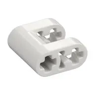 Technic Connector 2 x 2 with 1 x 1 Cut-Out with Axle Holes