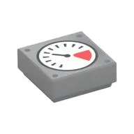 Tile 1 x 1 with Gauge print