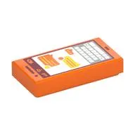 Tile 1 x 2 with Smart Phone, Texting print