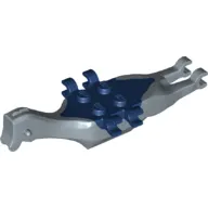 Animal Body Part, Dinosaur, Pteranodon Body, 4 Studs, 6 Clips with Dark Blue Top