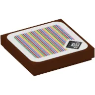 Tile 2 x 2 with Galoomba and Barcode Print (Sticker)