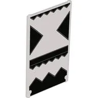 Glass for Window 1 x 4 x 6 with Black Triangles Print