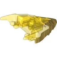 Creature Body Part, Dragon Head with Trans-Yellow Horns Pattern
