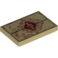 Tile 2 x 3 with Marauders Map Print