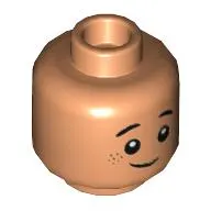 Minifig Head, Eyebrows, Freckles, Smile / Scared Print