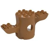 Duplo Plant Tree Trunk 4 x 10 x 4 with Two Branches