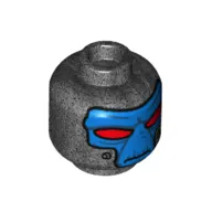 Minifig Head Cad Bane, Narrow Set Red Eyes, Breathing Apparatus Ports Print