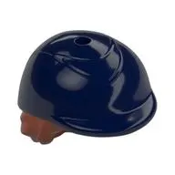 Hair and Hat, Short Dark Orange with Riding Helmet